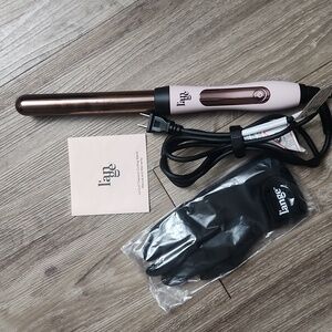 Lange Pink and Copper Curling Wand